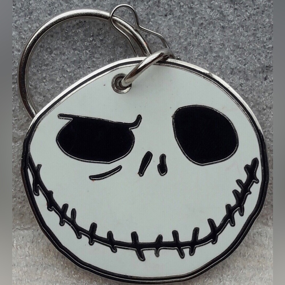 Disney's Jack Skellington Metal Key Chain - 2010 Nightmare Before Christmas